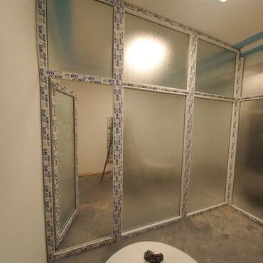 çöl qapilari: Yeni İkiqat şüşə paketi Plastik pəncərə, Еni: 80 sm, Uzunluğu: 200 sm, Pulsuz quraşdırma — 4