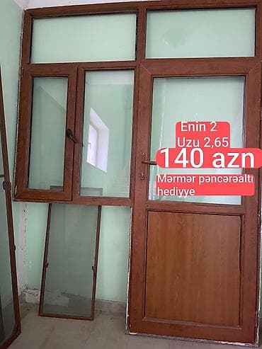 gencede qapi: İşlənmiş Plastik qapı Naliçnik ilə, Zəmanətsiz, Ünvandan götürmə — 1