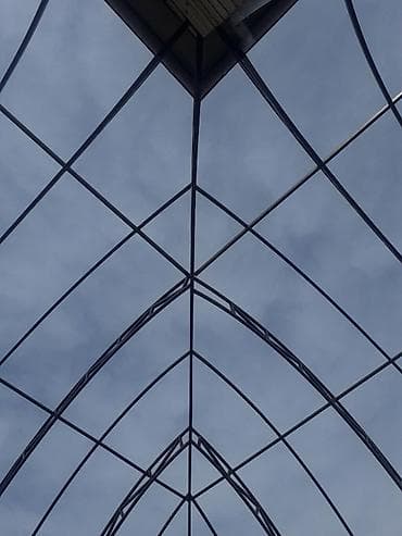 plastik su cənlərinin təmiri: Polikarbonat naves satişi və quraşdırılması keyfiyetli materiallarla — 9