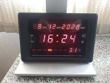 ev saati: Masaüstü saatlar, Elektron, Arxa işıq — 2
