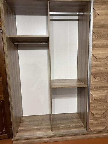 qoz findiq: İşlənmiş, 2 qapılı, Güzgülü, Qəhvəyi, Kupe, Düz dolab — 4