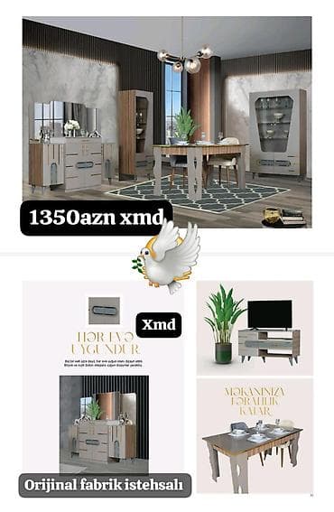 stul iwlenmiw: Yeni, Masa və oturacaqlar — 1