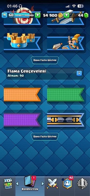 kart oyunları: Clash Royale hesabı – yüksək səviyyəli kolleksiya - Kral Səviyyəsi — 2