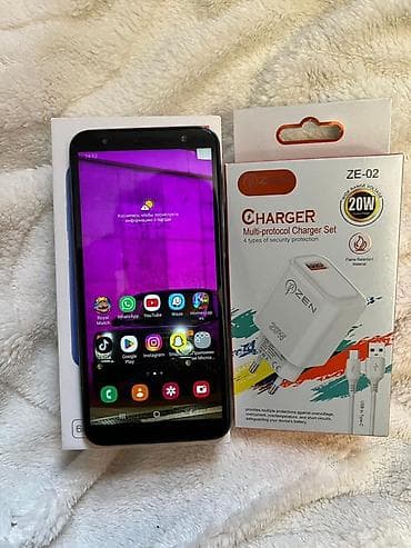 s6 lite: Samsung Galaxy J6 Plus, rəng - Qara, Barmaq izi, Face ID — 1