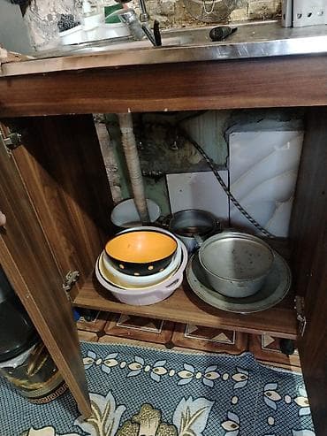 Mətbəx mebeli: Mətbəx mebel dəsti – qoz ağacı rəngində MDF/Laminat örtüklü. - Üst və — 3