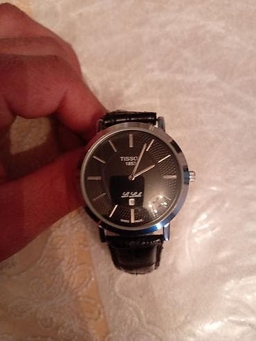 saatlar 2020: Qol saatı, Tissot, rəng - Qara — 2