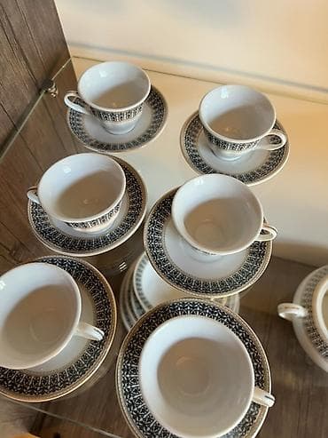 kontakt home samovar: Qəhvə dəsti, rəng - Ağ, Farfor, 6 nəfərlik, Almaniya — 2