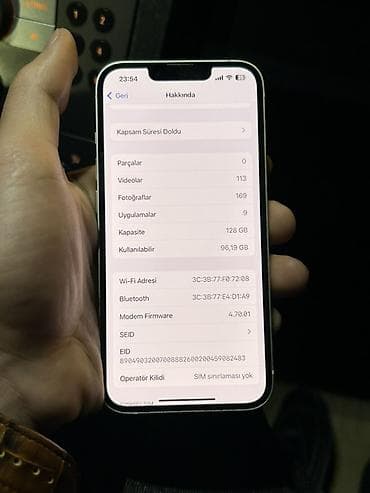 2 əl telefon: IPhone 13, 128 GB, Ağ, Face ID — 2