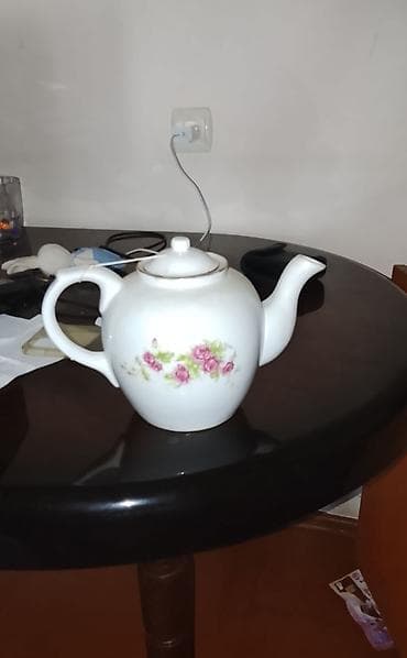 tefal caynikler: Yeni, rəng - Ağ, Dəm caydanı, Farfor, 3 l — 1