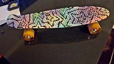 skateboard satışı: Rəngarəng dizaynlı penny board/skateboard. - Gövdə: Sürüş zamanı — 1