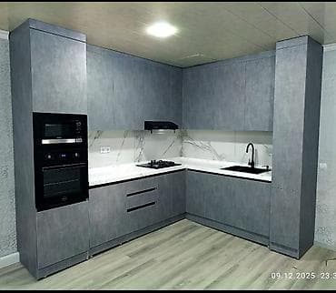 Sifarişlə mətbəx dəsti, Özü çəkən petlələr, MDF, Kredit yoxdur