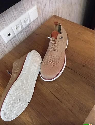 Botinkalar: Kişi idman-ket ayaqqabısı - Rəng: bej (qəhvəyi detallarla) - Üst — 3