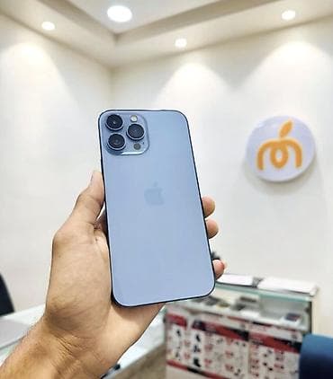 macbook pro 2014: IPhone 13 Pro, 128 GB, Sierra Blue, Zəmanət, Simsiz şarj, Face ID — 3