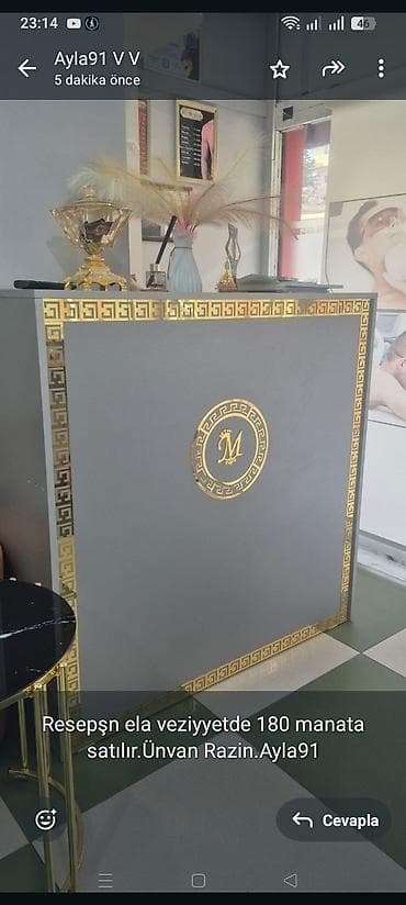 Resepşn ela veziyyetde 180 manata satılır.Ünvan Razin.Ayla91 lalafo.az -da Resepşn ela veziyyetde 180 manata satılır.Ünvan Razin.Ayla91