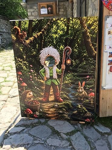 panel aboy: Fotozon poster panelləri – üz üçün deşikli dekor fonlar Məhsul — 1