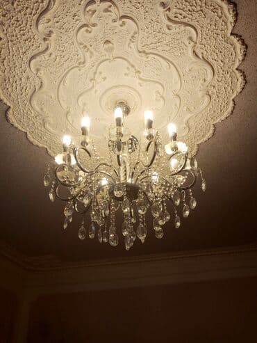 споты потолочные в баку: Lyustra, biri 8 şamlıdı digəri 12 şamlı, işlək və səliqəli — 5