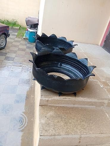 süni qazon: Məhsul: Bağ üçün dekorativ güldan/qazon kənarı – kəsilib çevrilmiş — 1