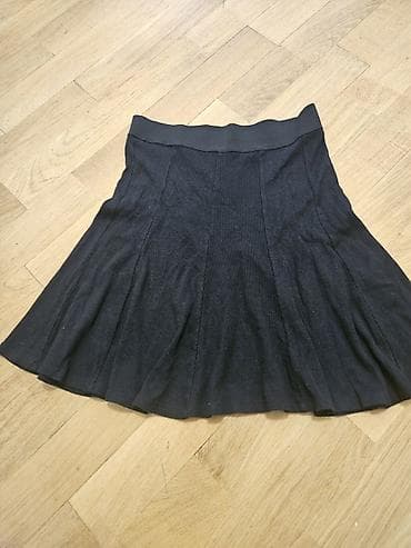 Qara trikotaj ətək yungul mini model. elmler — 1