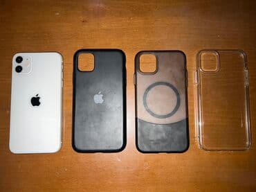 telefon satilir: IPhone 11, Ağ, Face ID — 4