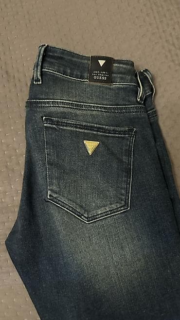 GUESS Los Angeles qadın jegginq cins şalvar - Brend: GUESS (etiket və — 3