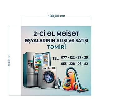 cene aparati: 2-ci əl məişət əşyalarının alışı, satışı və təmiri xidməti Xidmət — 1