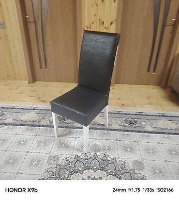 Qonaq otağı üçün, İşlənmiş, Qatlanmayan, rəng - Qara Stul