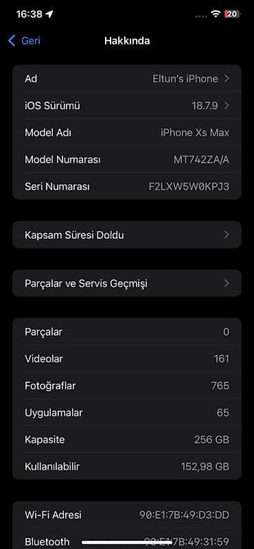 iphone xs ekran: IPhone Xs Max, 256 GB, Qara, Face ID — 4