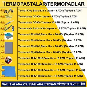 en ucuz komputer: Kompüter hissələri və aksesuarlar Qiymətlər şəkillərdə göstərilib — 4
