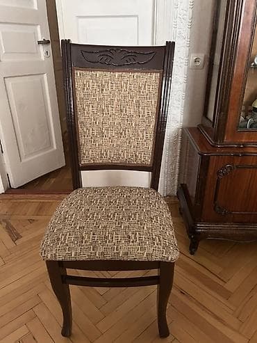 stulla: Qonaq otağı üçün, Açılmayan, Dördbucaq masa, 6 stul — 3