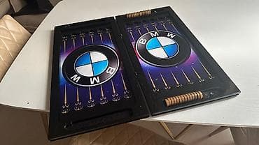 Nərdlər: BMW dizaynlı nərd dəsti - Qatlanan taxta korpus, xarici səthdə iri — 1