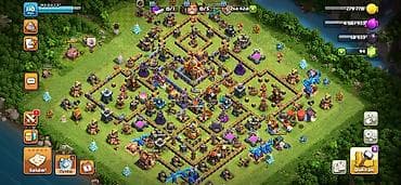 Clash of Clans hesabı – inkişaf etmiş baza və güclü ordu tərkibi -