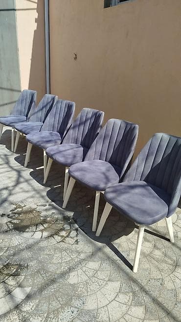 Mətbəx üçün, Qatlanmayan, rəng - Boz Stul