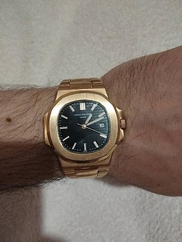 dini saat: İşlənmiş, Qol saatı, Patek Phillipe, rəng - Qızılı — 4