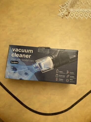 Пылесосы для авто: Akkumulyatorlu portativ tozsoran – ev və avtomobil üçün ikili — 1