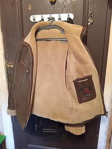 gün eynəyi: Qışlıq kişi dərisi kürk gödəkçə - Rəng: tünd qəhvəyi (xarici), qum — 4