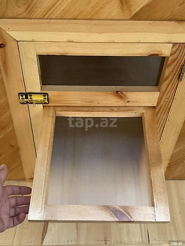it sekili: Taxta it evi - Material: keyfiyyətli təbii ağac (taxta panellər) — 5