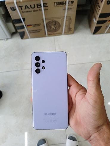 11 telefon: Samsung Galaxy A32, 128 GB, rəng - Bənövşəyi, İki sim kartlı — 3