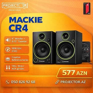 Велоаксессуары: Mackie CR4 studiya monitorları - Creative Reference seriyası - 4" — 1