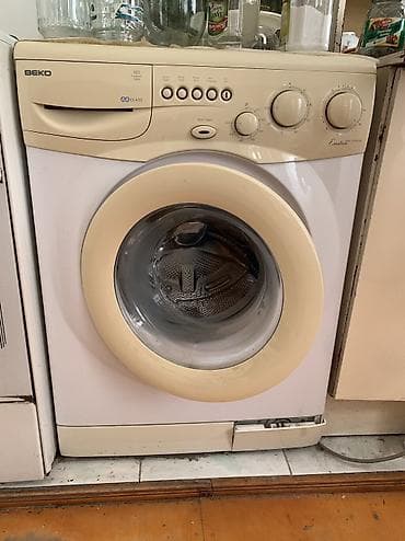 işlenmiş mikrovalnovka: Paltaryuyan maşın Beko, 6 kq, İşlənmiş, Avtomat, Ünvandan götürmə — 1