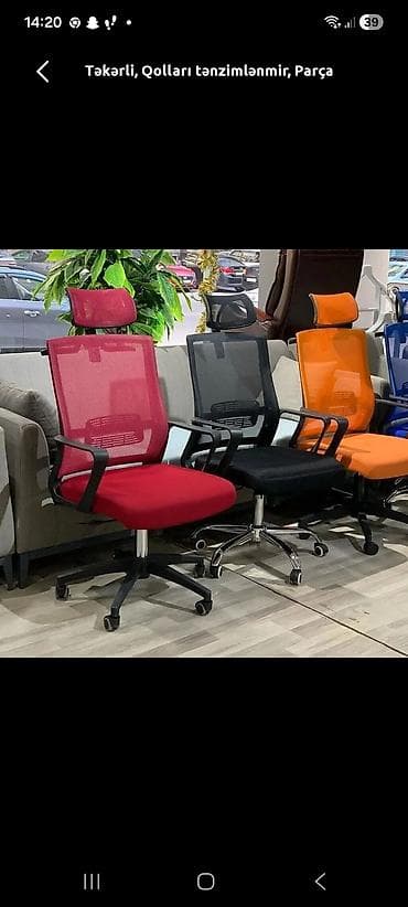 polis sekli: Yeni, Təkərli, Qolları tənzimlənir, Dəri — 8