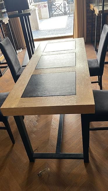 bag mebeli satilir: Super keyfiyyetli xaricden getirilen masa + 4 stul — 2