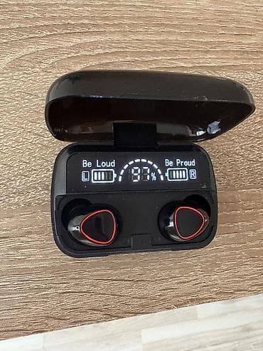 Qulaqcıqlar: İşlənmiş Simsiz (Bluetooth) Qulaqcıqlar, rəng - Qara — 1