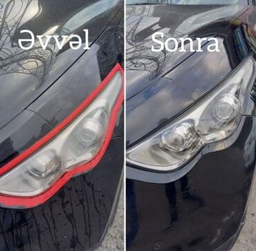 masin gunlukleri: Saralmiş, çirklənmiş, şəffafligi itmiş faralarin və arxa stoplarin — 5