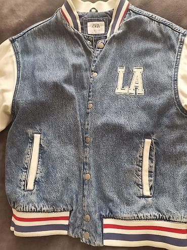 kurtka turkce ne: Zara /size 13-14 / sm 164 Oğlan gödəkcəsi yaz payız fəsli üçün. Mavi — 6