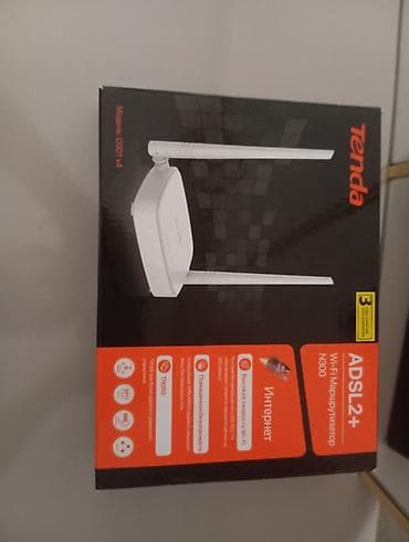 Masaüstü kompüterlər və komponentlər: Tenda D301 v4 ADSL2+ Wi‑Fi marşrutlayıcı (N300) Sadə olaraq — 1