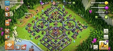 Clash of Clans hesabı – yüksək inkişaf etmiş kənd və inşaatçı bazası