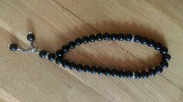 ebonit tesbeh: Tesbeh(mat qara) — 1