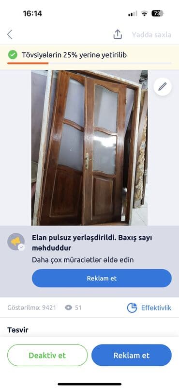 işlenmiş otaq qapilari: İkitaylı otaq qapısı — 1