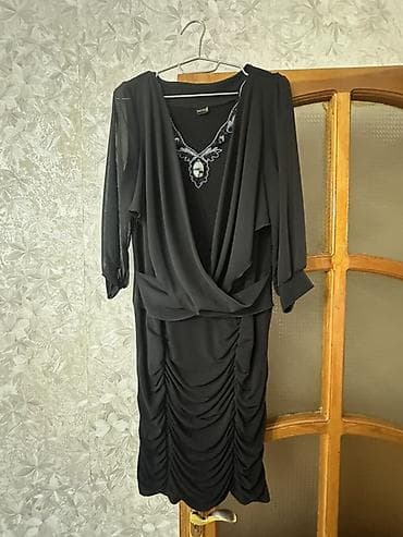 Qara qadın donu - Rəng: qara - Stil: zərif, kokteyl/axşam - Parça