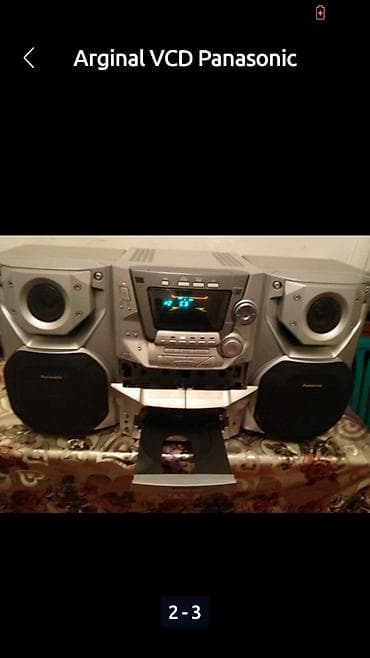 Digər auditexnika: Təmiz Panasonic musiqi mərkəzi 5disk oxudur,radio,karaoke və başqa — 2